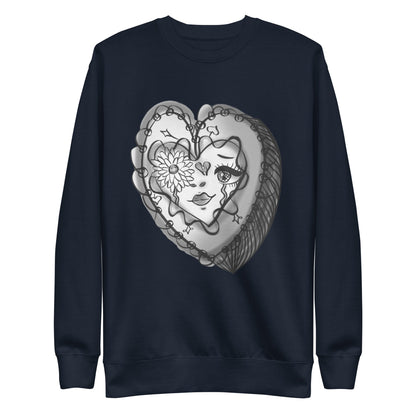 Reminiscent ♥️ Premium Crewneck Sweatshirt-clothes- sweater-Navy Blazer-S-mysticalcherry
