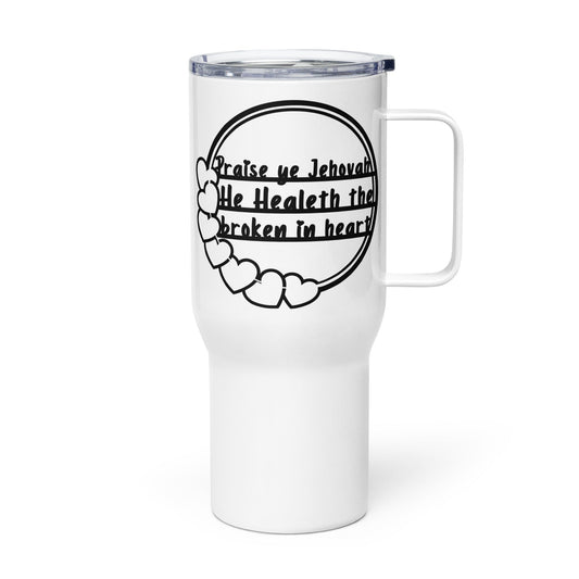 Responsorial Psalm 147 Inspirational Travel Mug-tumbler with handle-mysticalcherry
