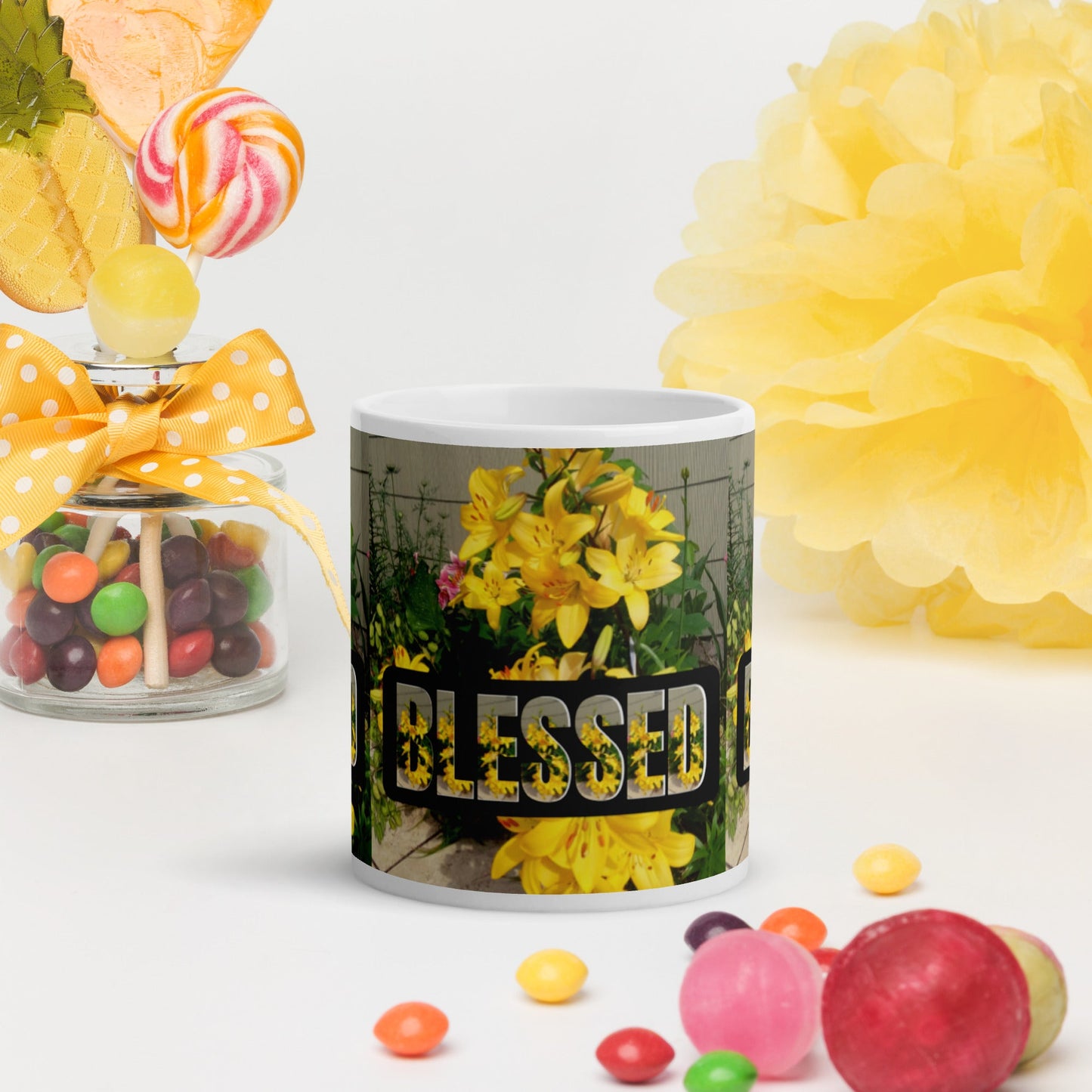 SERENE SIPS: THE FLOWERS BLESSED MUGS COLLECTION-white mug-mysticalcherry