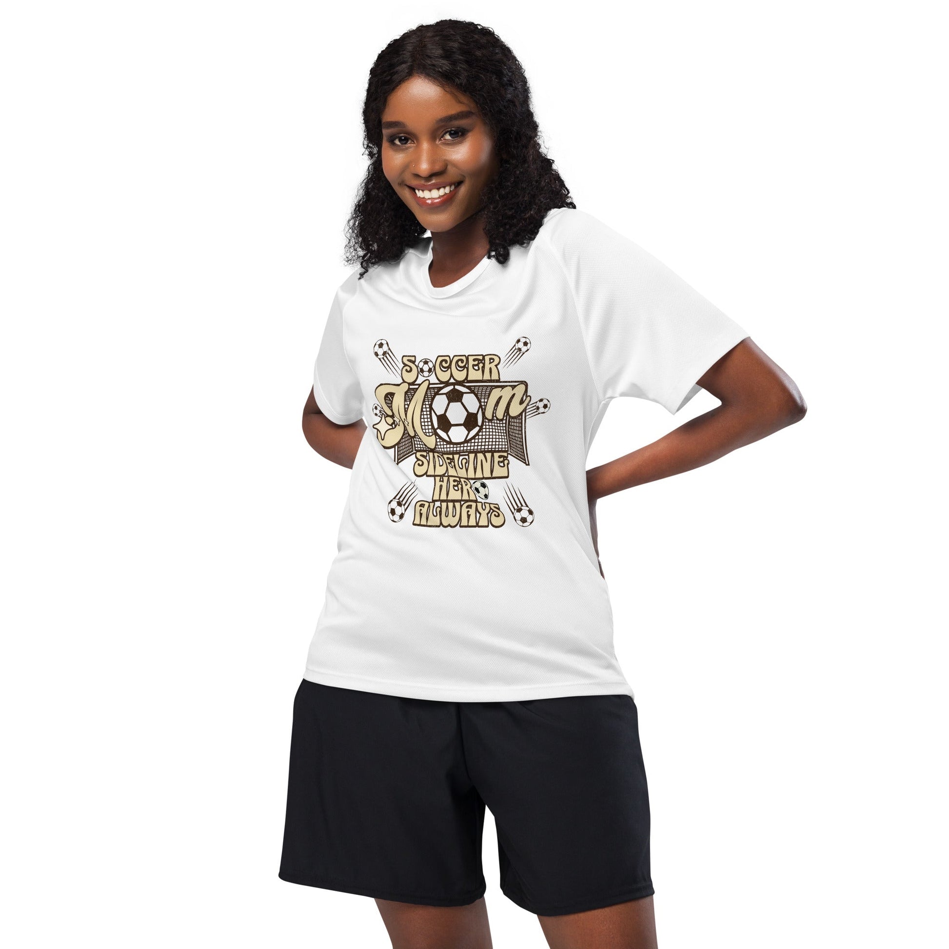 Soccer MOM Sideline Hero Always Sports Jersey-sweatshirt-White-S-mysticalcherry
