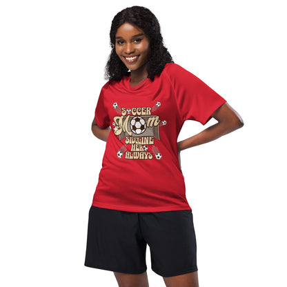 Soccer MOM Sideline Hero Always Sports Jersey-sweatshirt-Red-S-mysticalcherry