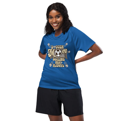 Soccer MOM Sideline Hero Always Sports Jersey-sweatshirt-Royal Blue-S-mysticalcherry