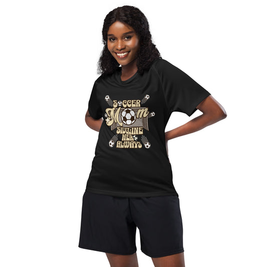 Soccer MOM Sideline Hero Always Sports Jersey-sweatshirt-Black-S-mysticalcherry