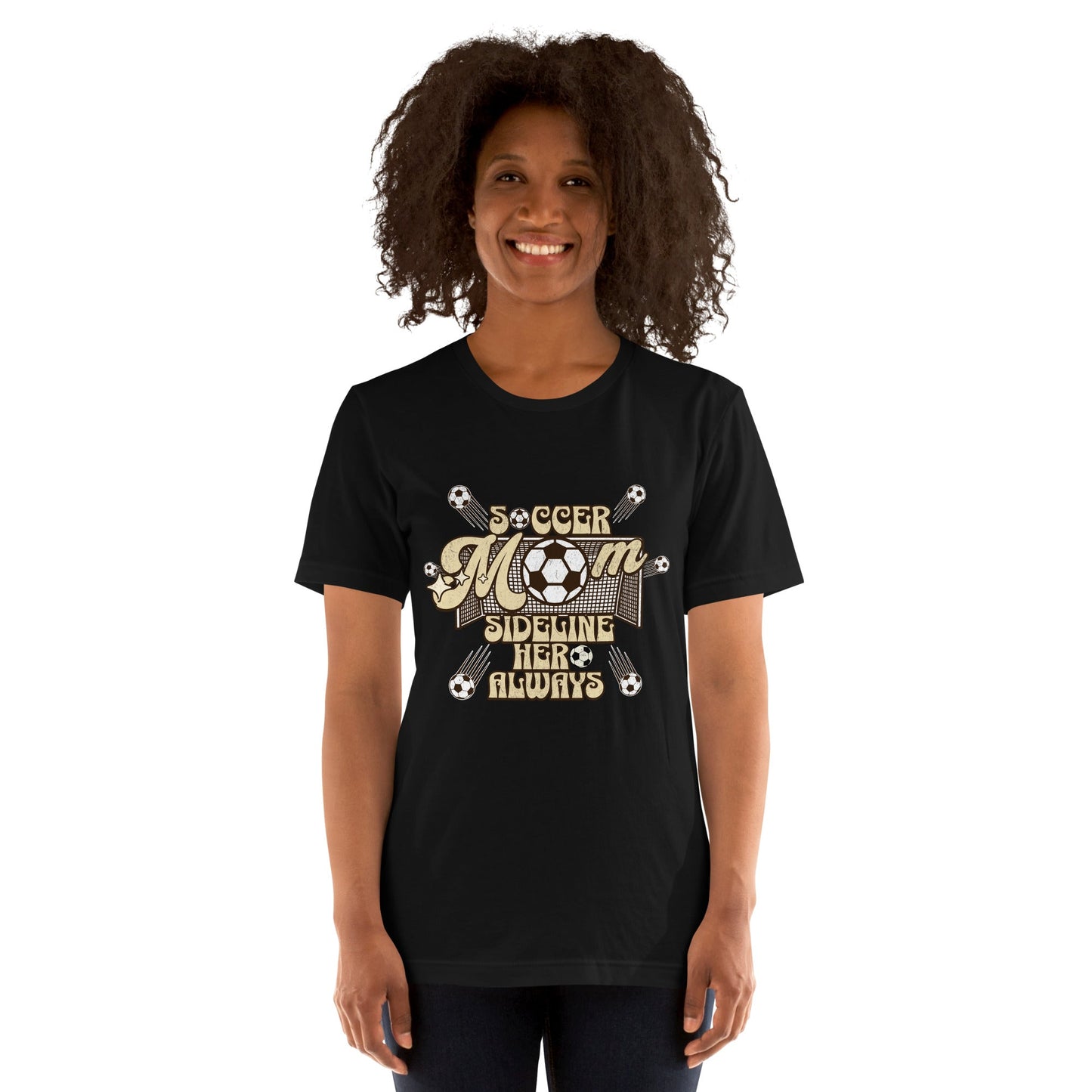 Soccer MOM Sideline Hero Always T-shirt--mysticalcherry