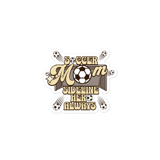 Soccer Mom Sideline Hero Always Bubble-free stickers-bubble-free sticker-3″×3″-mysticalcherry