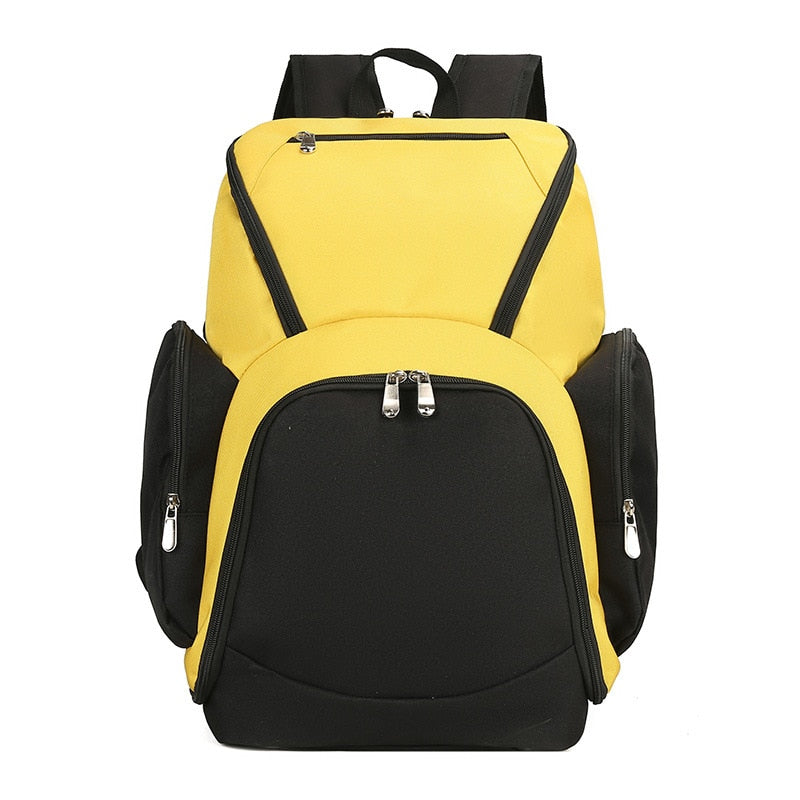 Sports Ball Carrier Backpack-backpack-Yellow-imported-mysticalcherry
