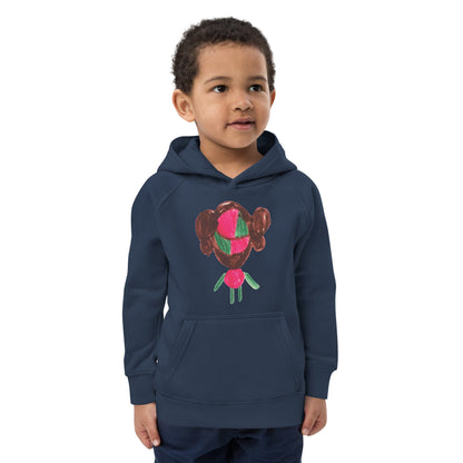 THING KIDS ECO HOODIE-eco-friendly organic graphic t-shirt-French Navy-4Y-mysticalcherry