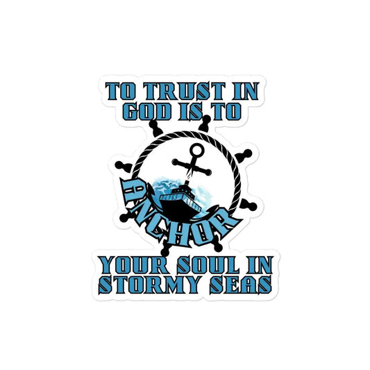 To Trust In God Is to Anchor Bubble-free stickers-bubble-free sticker-mysticalcherry