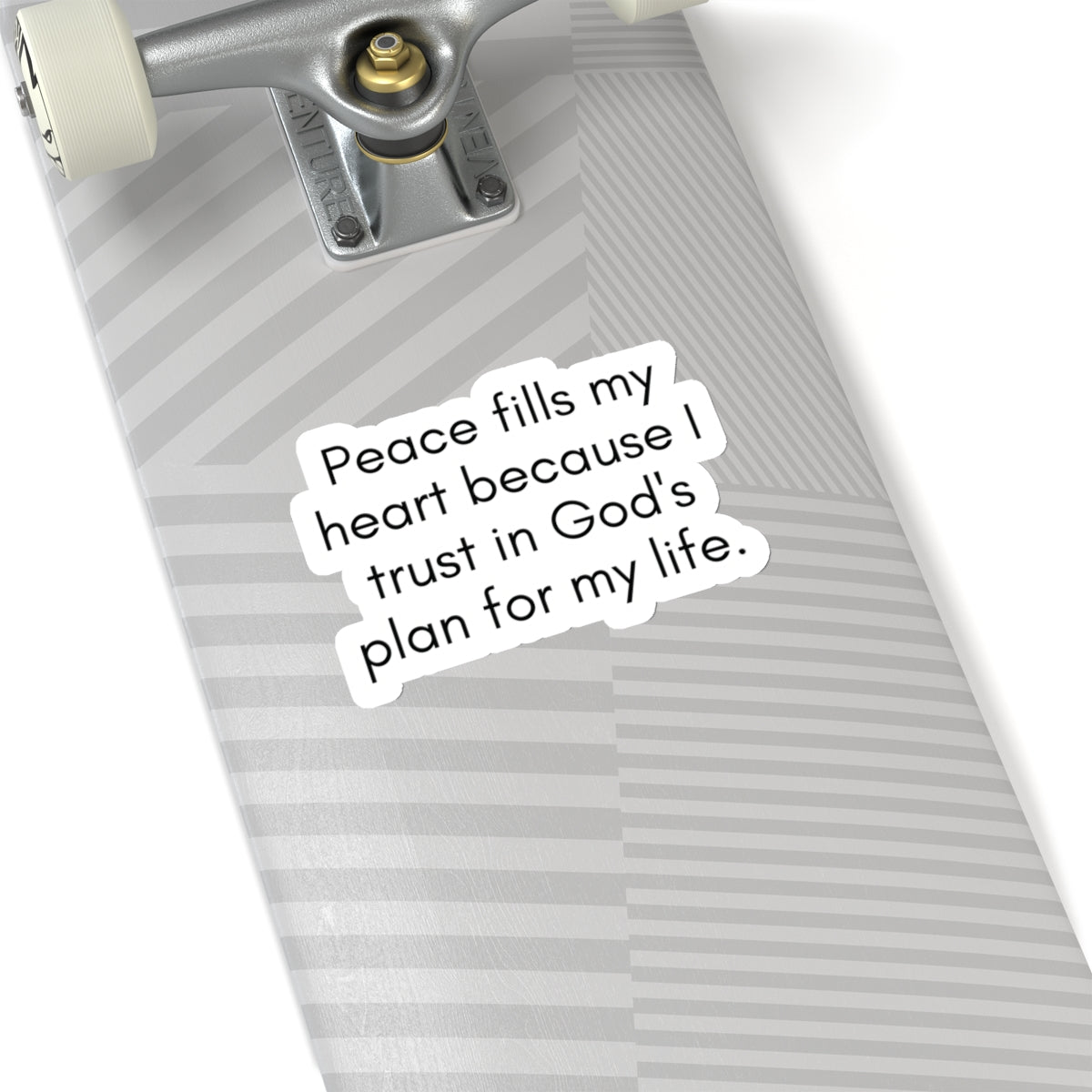Trust In God's Plan For My Life Inspirational Quote Kiss-Cut Stickers-KISS CUT stickers-mysticalcherry