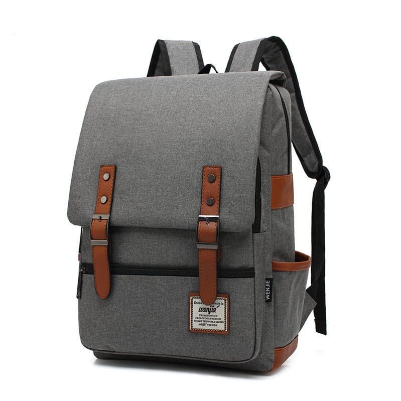 Vintage Laptop Backpack-backpack-gray-16inch-mysticalcherry