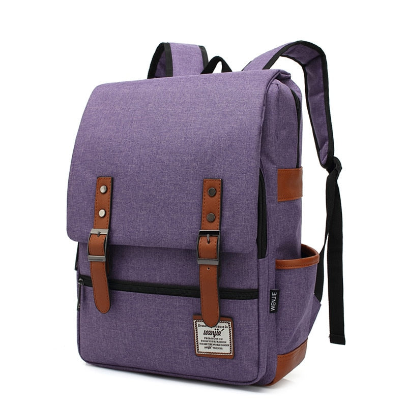Vintage Laptop Backpack-backpack-purple-16inch-mysticalcherry