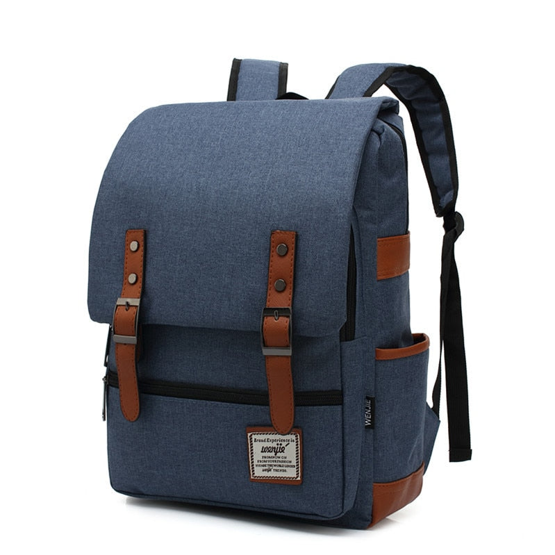 Vintage Laptop Backpack-backpack-blue-16inch-mysticalcherry