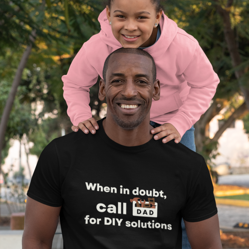 When In Doubt Call DAD For DIY Solutions T-Shirt 🛠️📞-T-Shirt-mysticalcherry