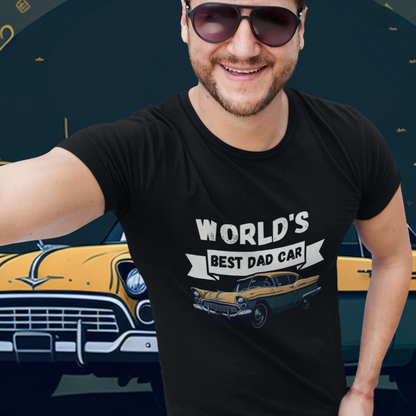 World Best Dad Car T-Shirt-T-Shirt-mysticalcherry
