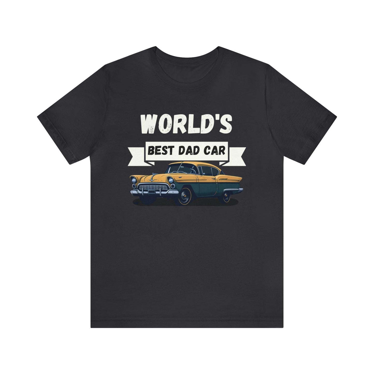 World Best Dad Car T-Shirt-T-Shirt-Dark Grey-S-mysticalcherry