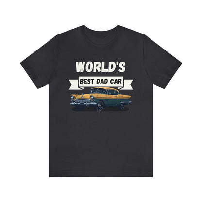 World Best Dad Car T-Shirt-T-Shirt-Dark Grey-S-mysticalcherry