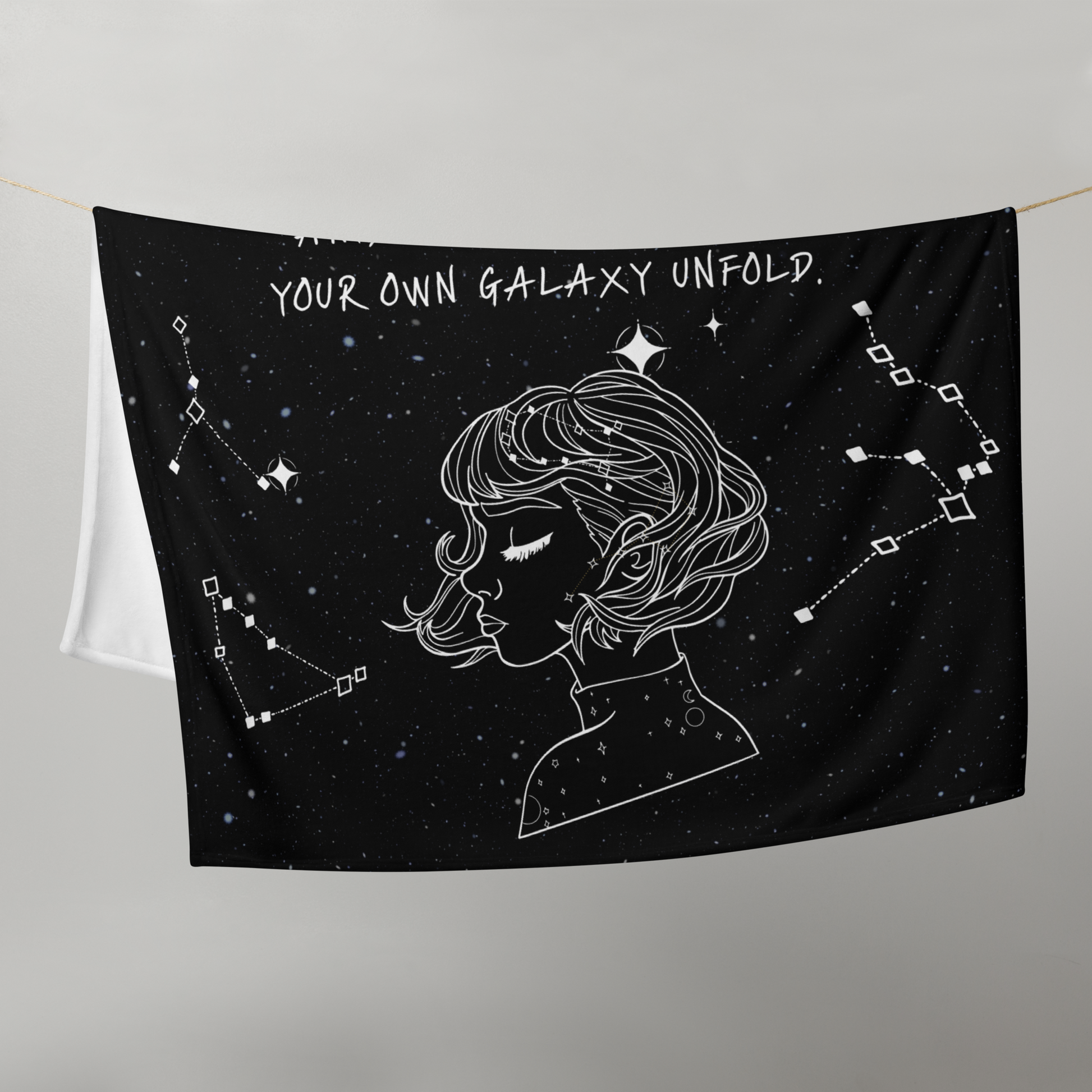 Your Dreams Are Constellations Waiting To Be Discovered Throw Blanket--mysticalcherry