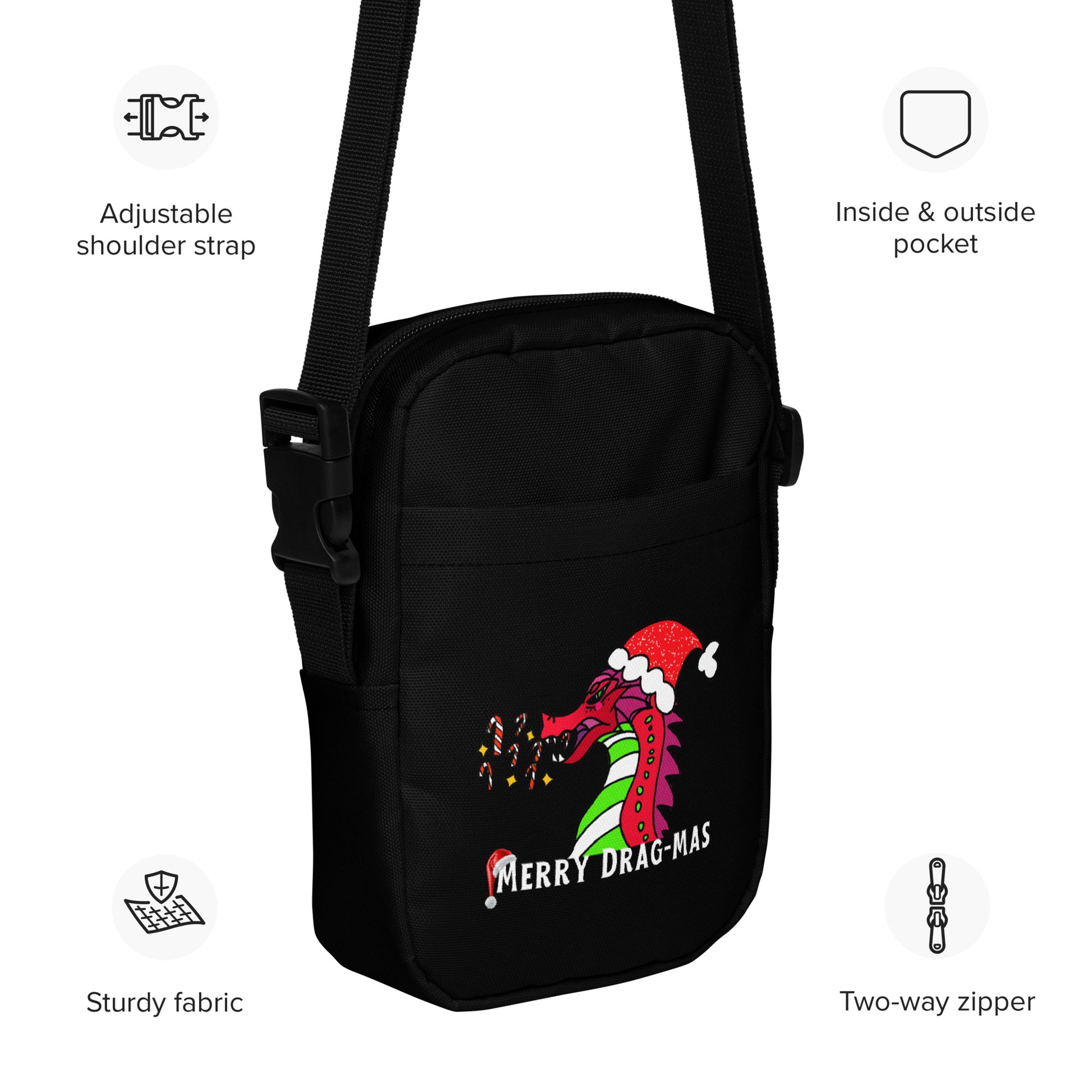 Merry Drag-Mas Crossbody Bag-crossbody bag-mysticalcherry