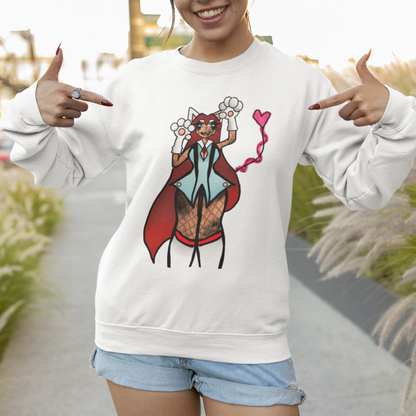 Lizbeth Niko Cat Lady Sweatshirt-sweatshirt-mysticalcherry