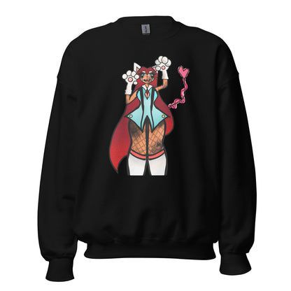 Lizbeth Niko Cat Lady Sweatshirt-sweatshirt-Black-S-mysticalcherry