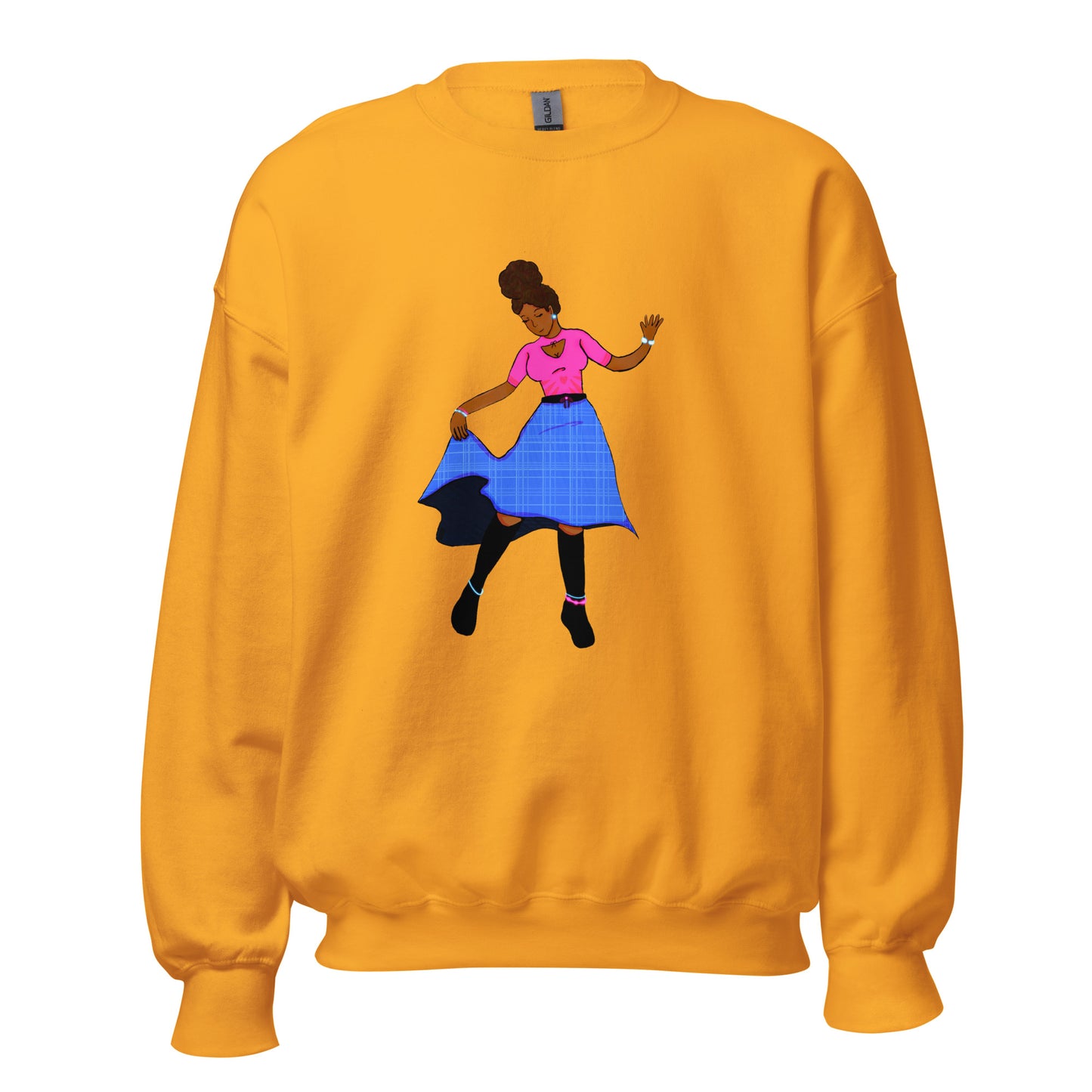 Fiji Dancer Sweatshirt-sweatshirt-Gold-S-mysticalcherry