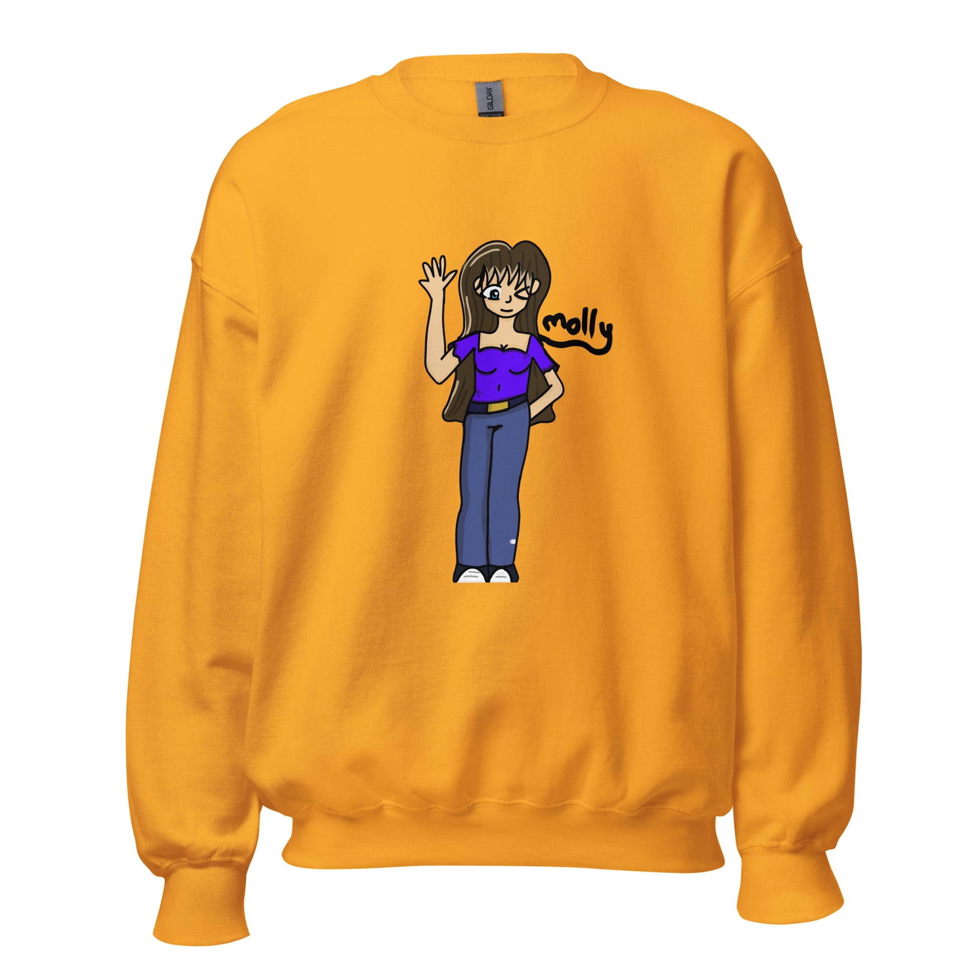 Molly Sweatshirt-sweatshirt-Gold-S-mysticalcherry