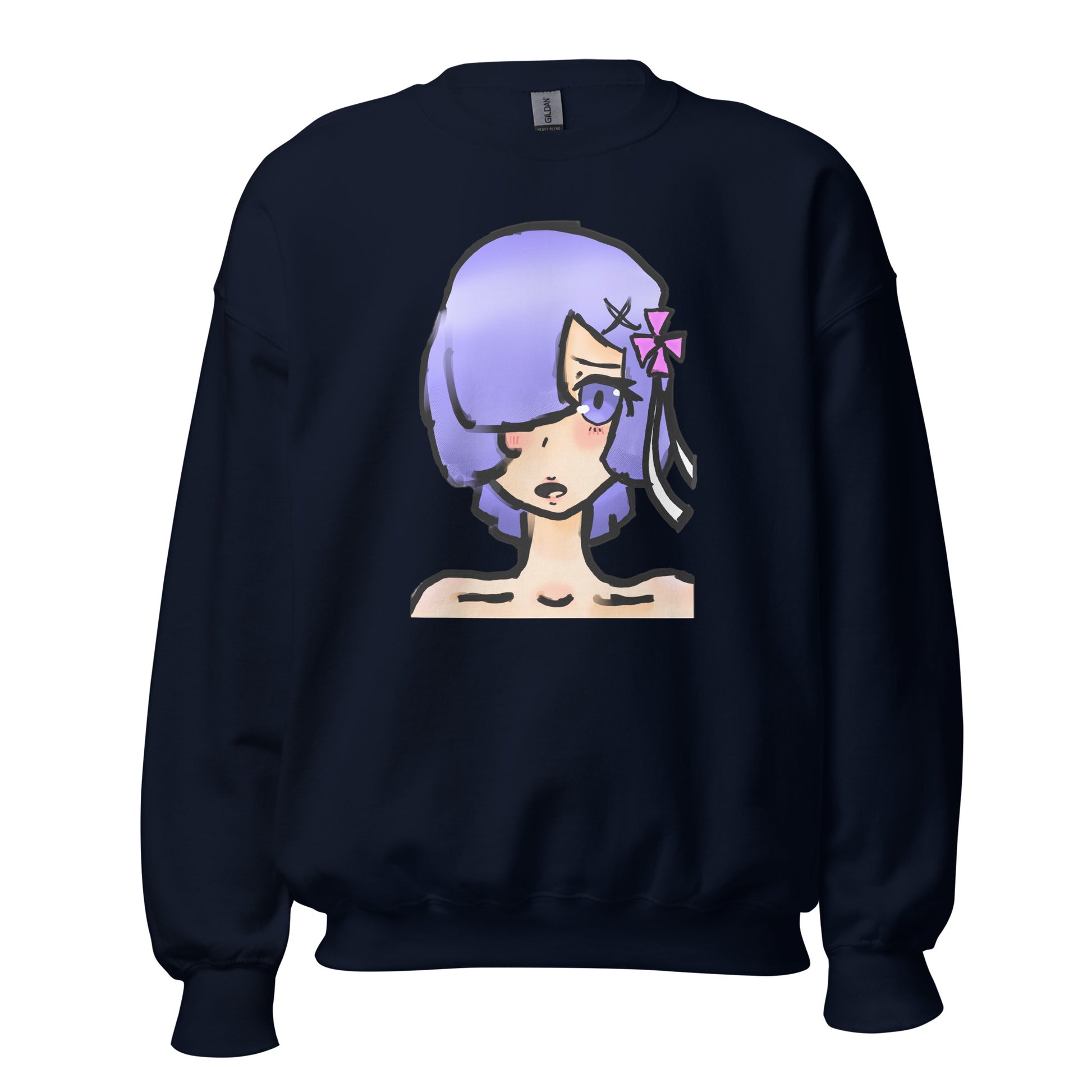 Berry Sweatshirt-sweatshirt-Navy-S-mysticalcherry