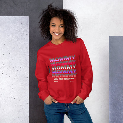MOMMY Your Are BLESSED Special Edition Crewneck Sweatshirt-sweatshirt-mysticalcherry