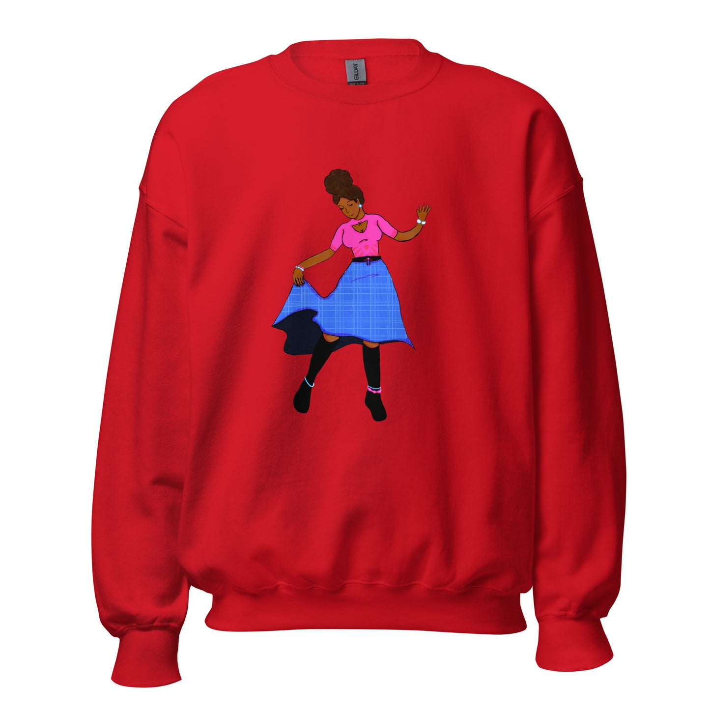 Fiji Dancer Sweatshirt-sweatshirt-Red-S-mysticalcherry