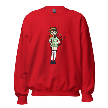 Jenny Fur Sweatshirt-sweatshirt-Red-S-mysticalcherry