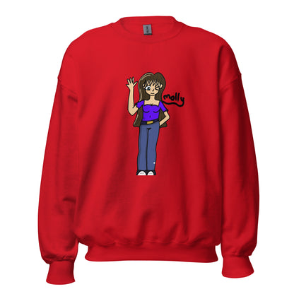 Molly Sweatshirt-sweatshirt-Red-S-mysticalcherry