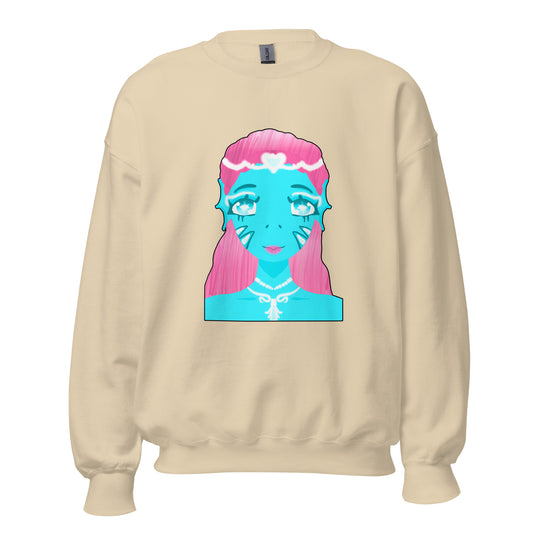 Mermaid On Land Sweatshirt-sweatshirt-Sand-S-mysticalcherry