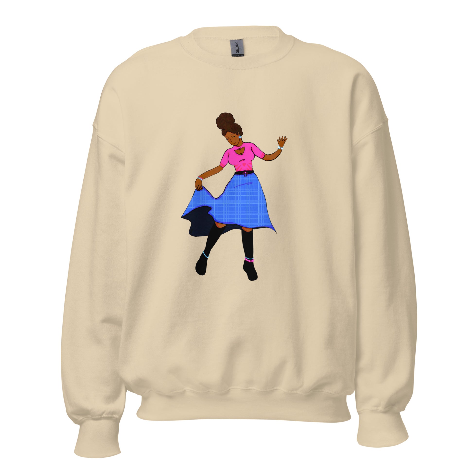 Fiji Dancer Sweatshirt-sweatshirt-Sand-S-mysticalcherry