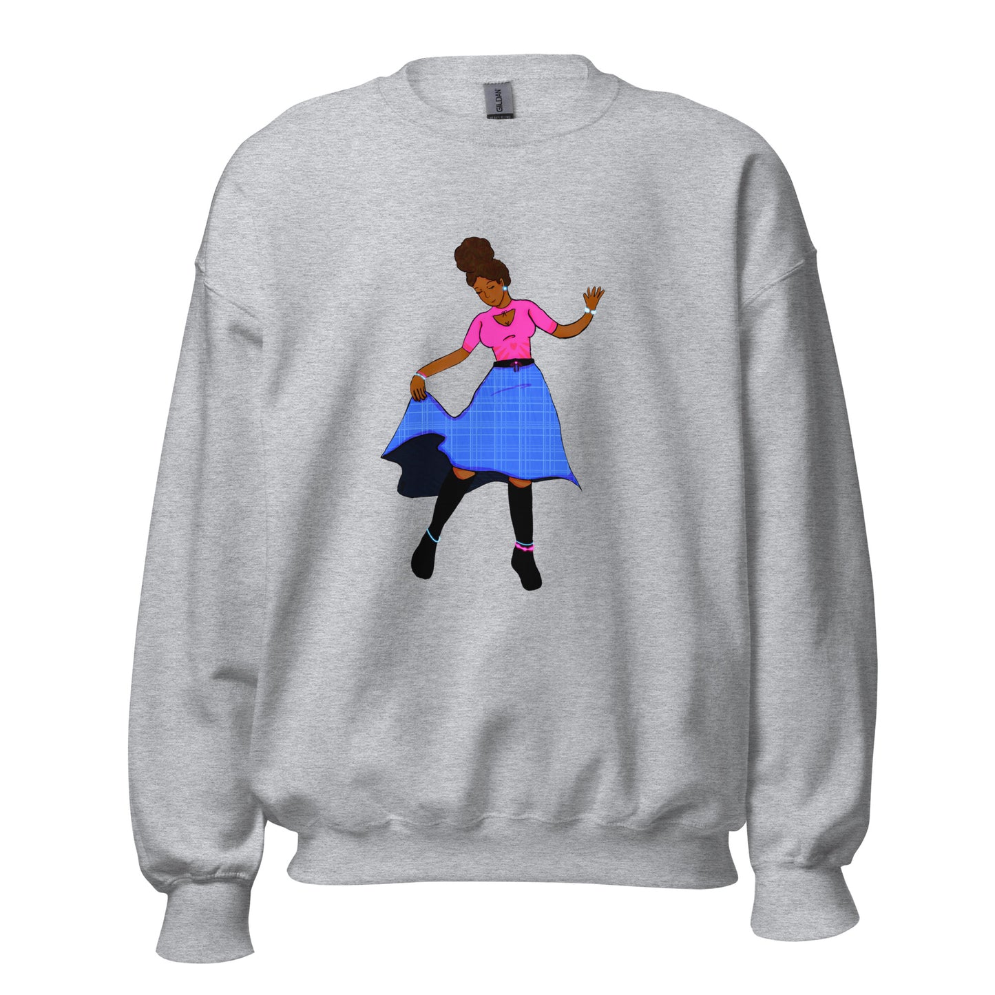 Fiji Dancer Sweatshirt-sweatshirt-Sport Grey-S-mysticalcherry