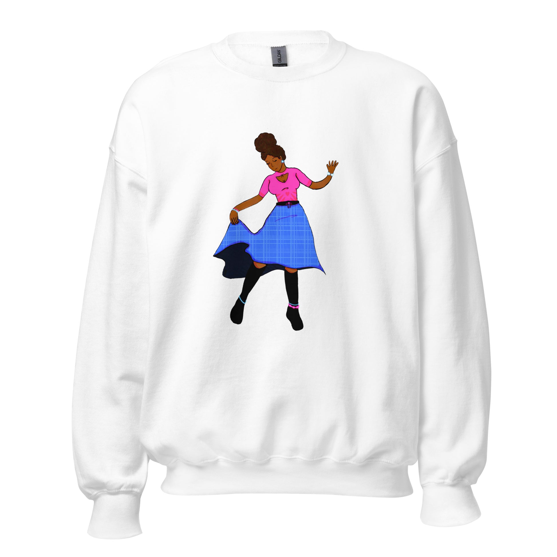 Fiji Dancer Sweatshirt-sweatshirt-White-S-mysticalcherry