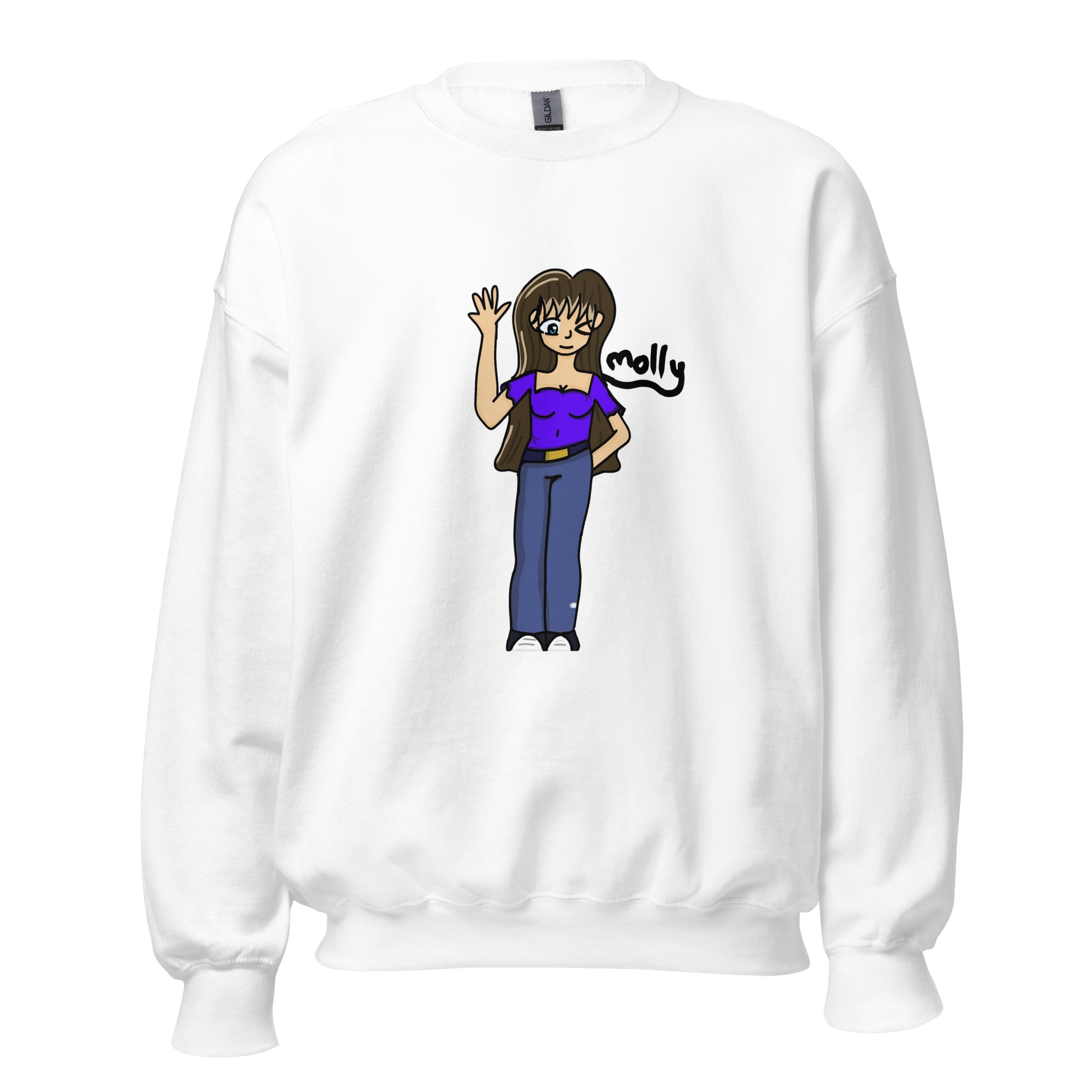 Molly Sweatshirt-sweatshirt-White-S-mysticalcherry