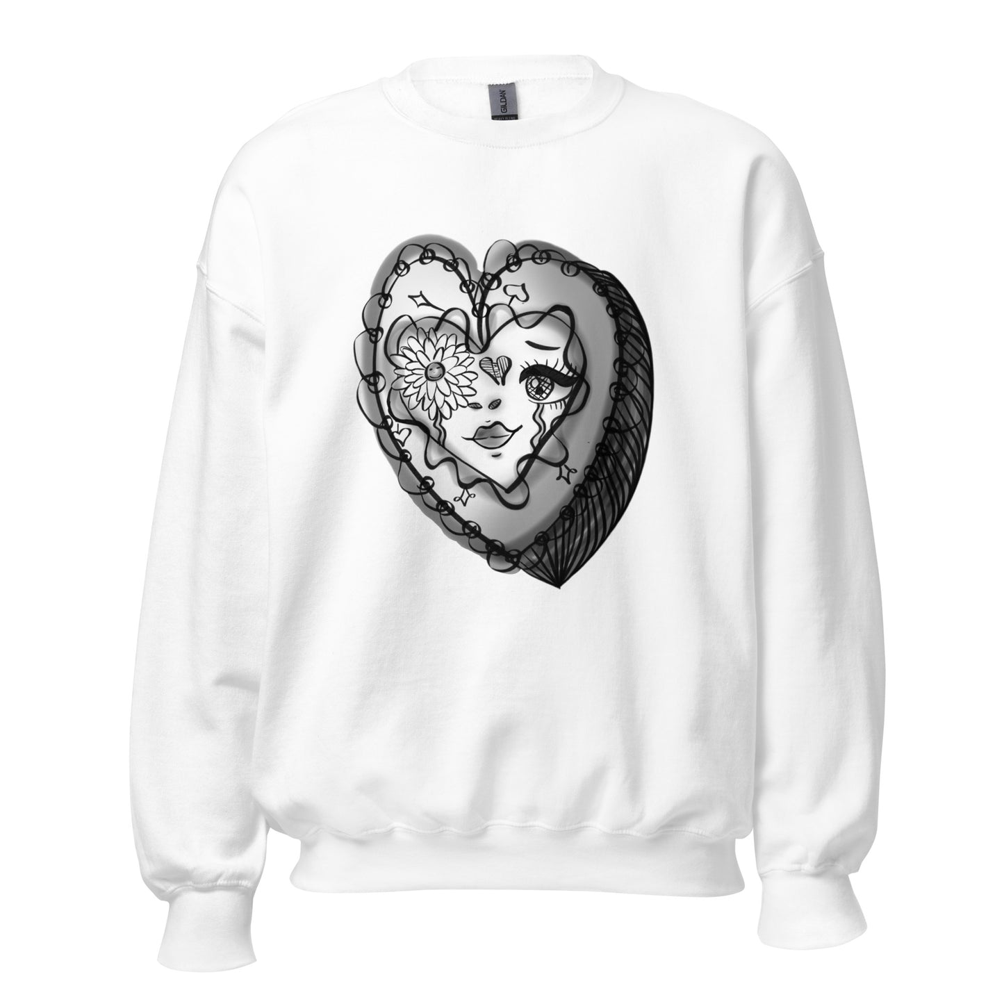 Reminiscent ♥️ Jersey Sweatshirt-sweatshirt-White-S-mysticalcherry