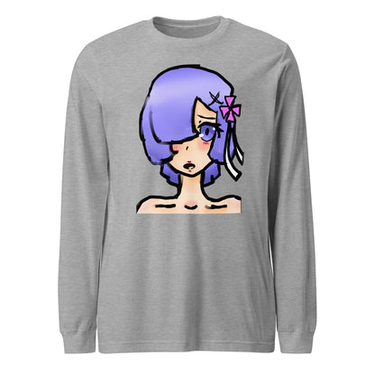 Berry Long Sleeve Tee-long sleeve shirt-Athletic Heather-XS-mysticalcherry