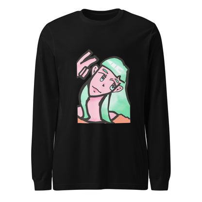 Bella Long Sleeve Tee-long sleeve shirt-Black-XS-mysticalcherry