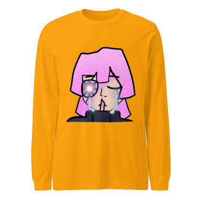 Hamika Character Long Sleeve Tee-long sleeve shirt-Gold-XS-mysticalcherry