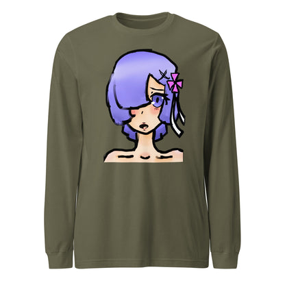 Berry Long Sleeve Tee-long sleeve shirt-Military Green-XS-mysticalcherry