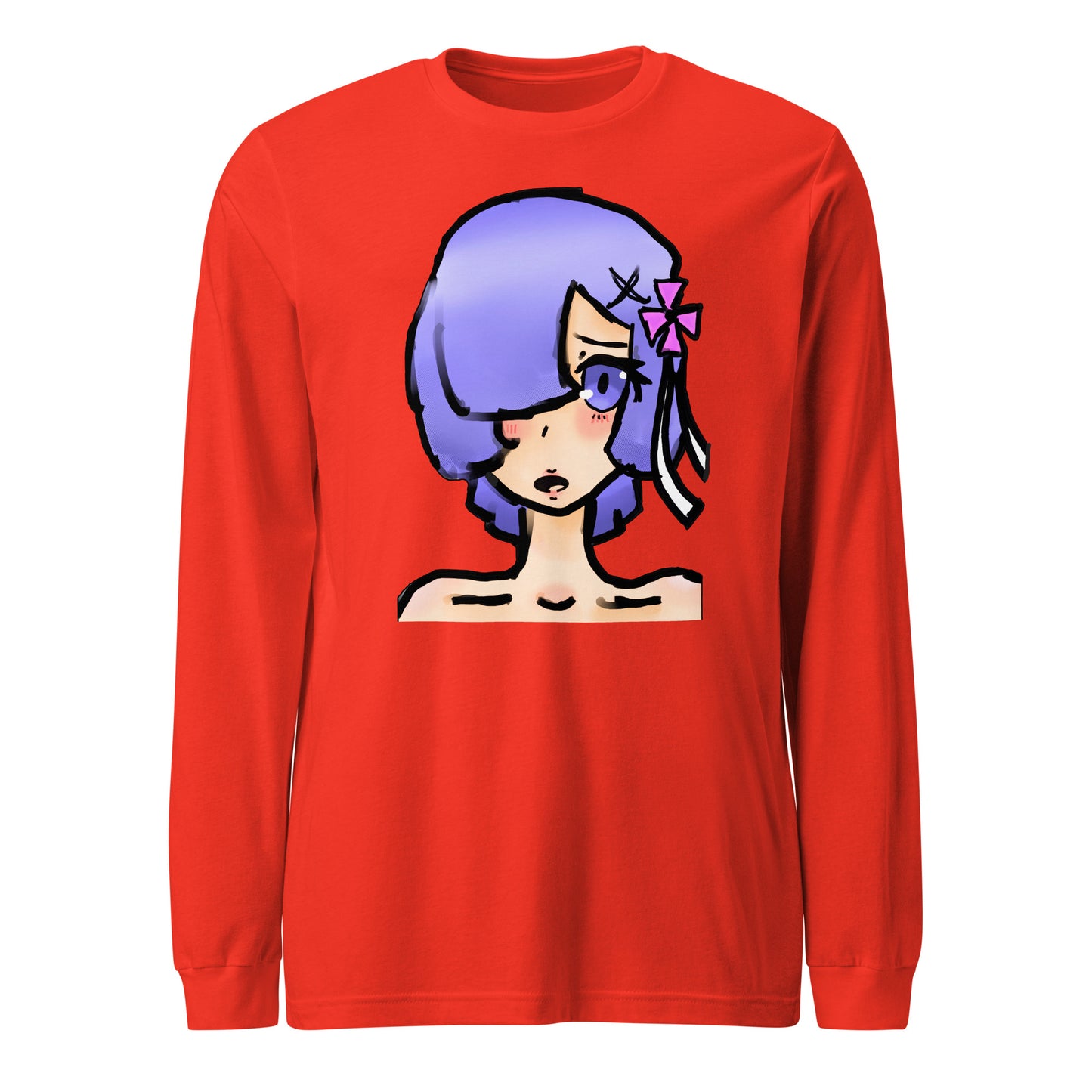 Berry Long Sleeve Tee-long sleeve shirt-Poppy-XS-mysticalcherry