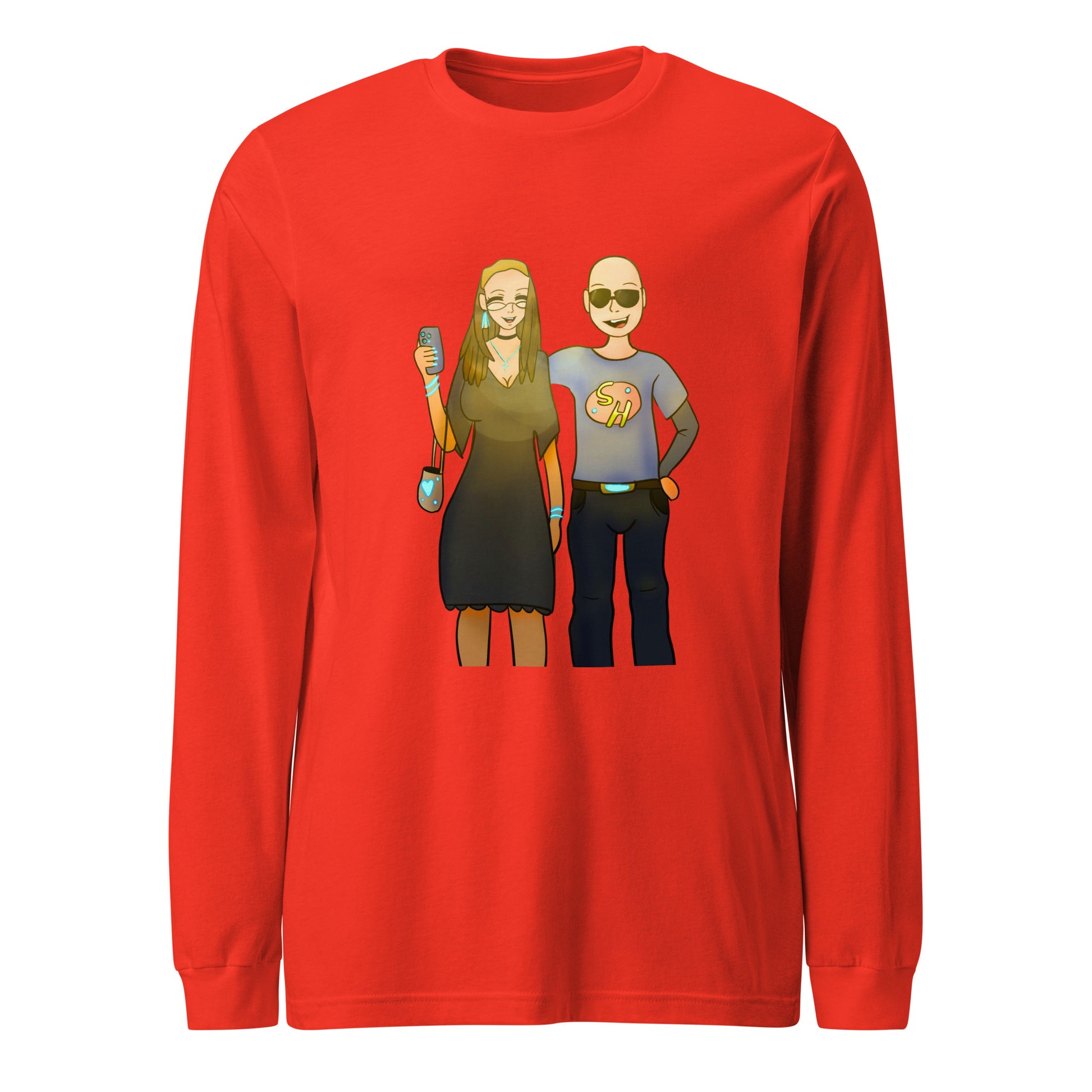 Aunt and Uncle Long Sleeve Tee-long sleeve shirt-Poppy-XS-mysticalcherry