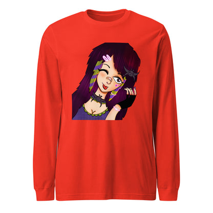 Punk Girly Long Sleeve Tee-long sleeve shirt-Poppy-XS-mysticalcherry