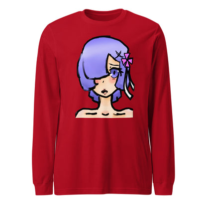 Berry Long Sleeve Tee-long sleeve shirt-Red-XS-mysticalcherry