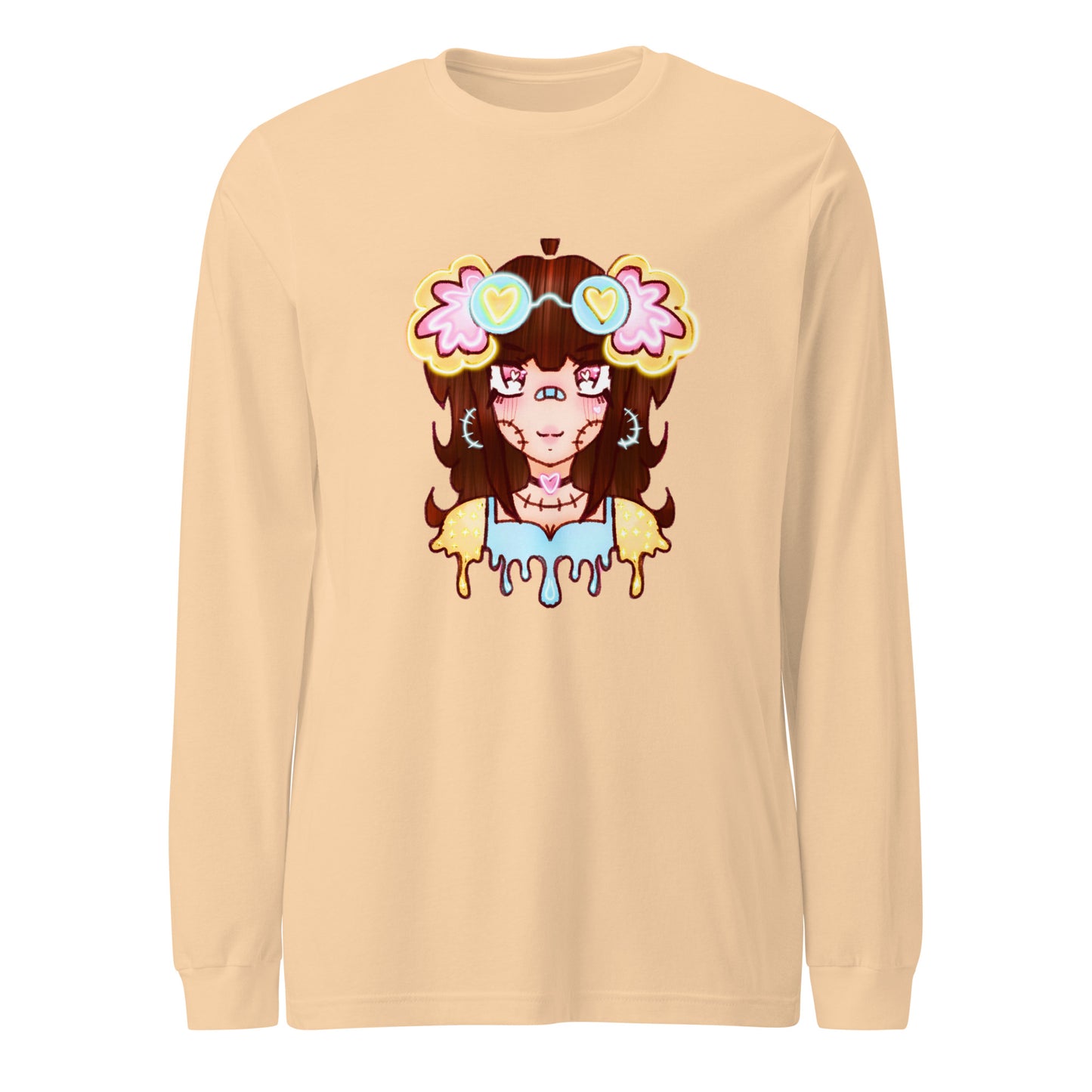 Kreama Long Sleeve Tee-Wearable art t-shirt-Sand Dune-XS-mysticalcherry