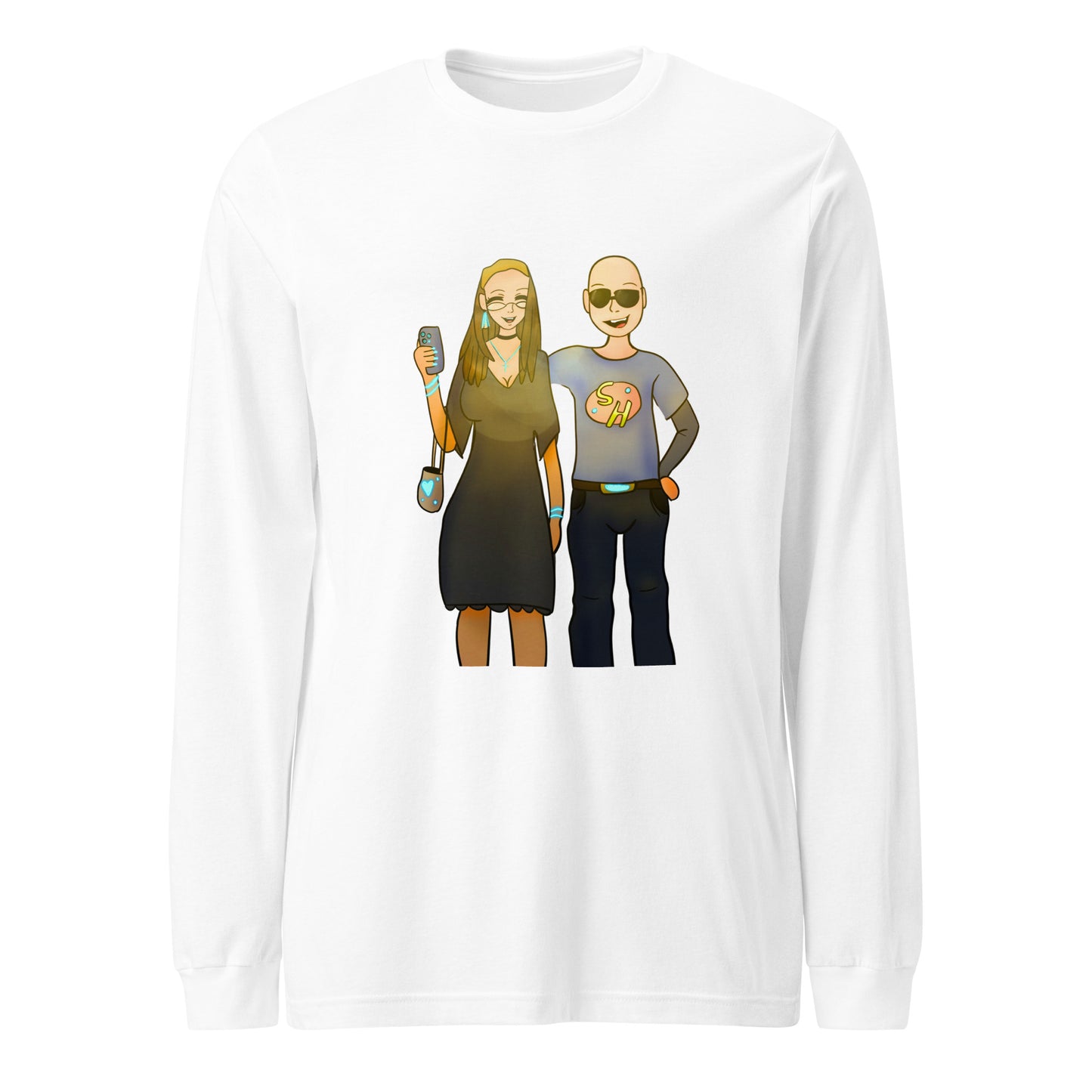 Aunt and Uncle Long Sleeve Tee-long sleeve shirt-White-XS-mysticalcherry