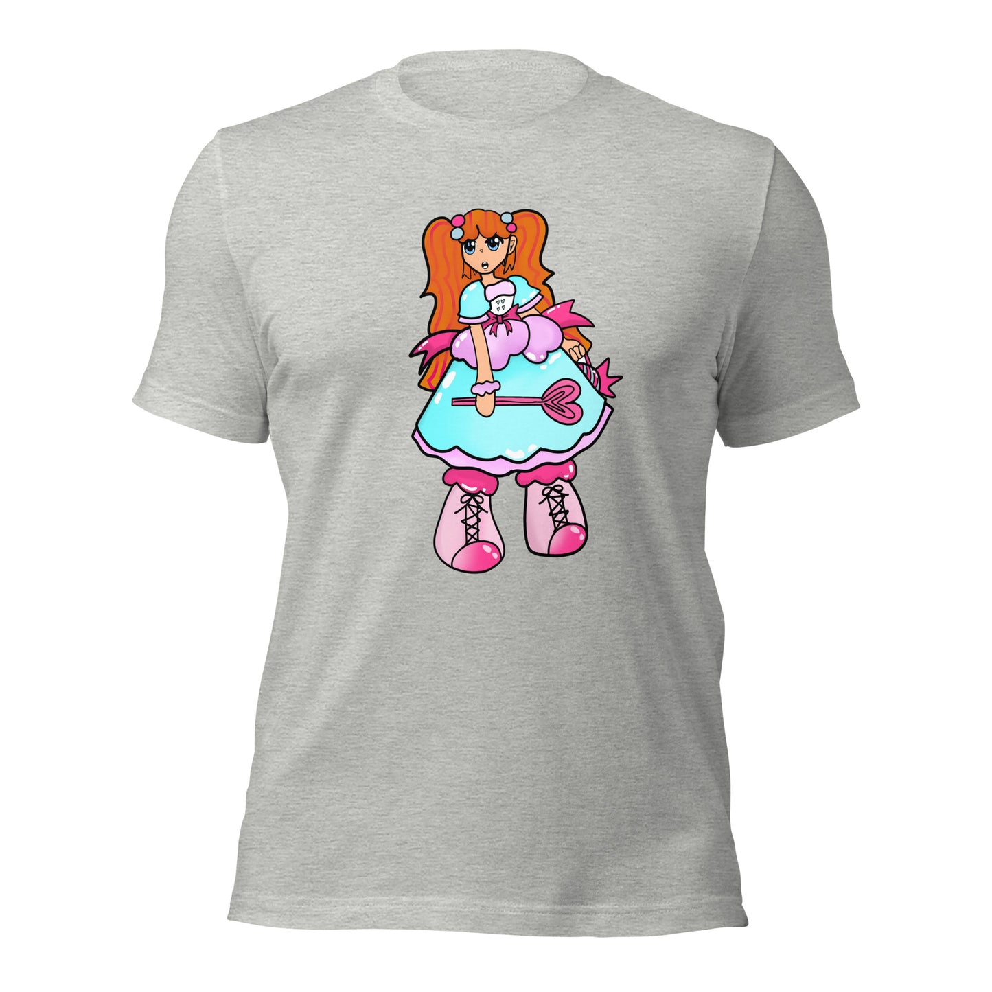 Kandie Character T-shirt-Wearable art t-shirt-Athletic Heather-XS-mysticalcherry