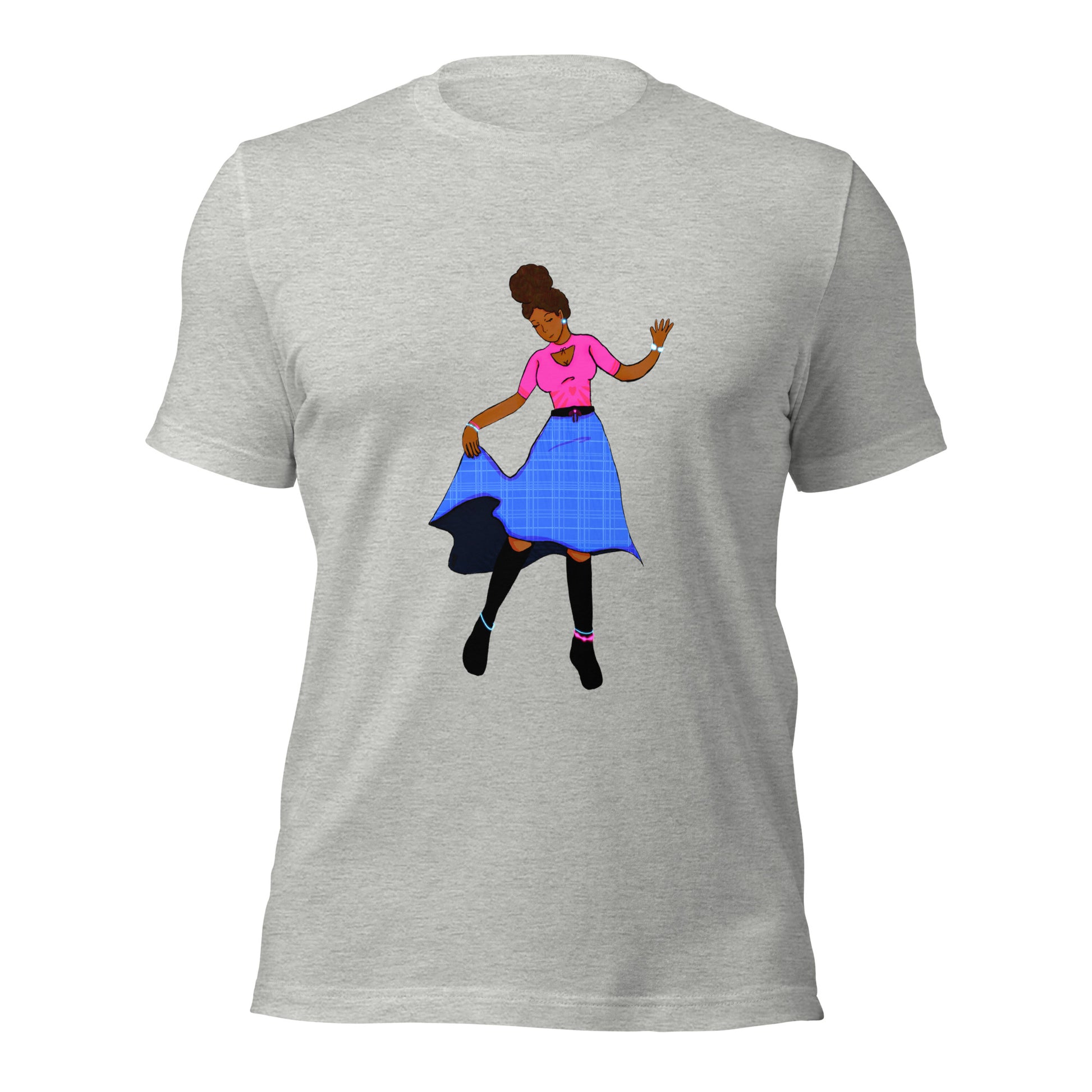 Fiji Dancer Unisex T-shirt-Wearable art t-shirt-Athletic Heather-XS-mysticalcherry