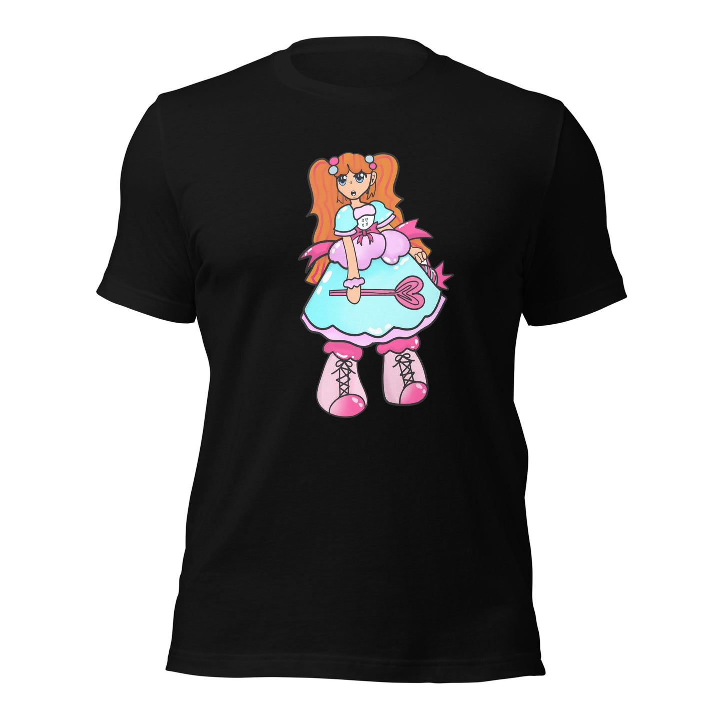 Kandie Character T-shirt-Wearable art t-shirt-Black-XS-mysticalcherry